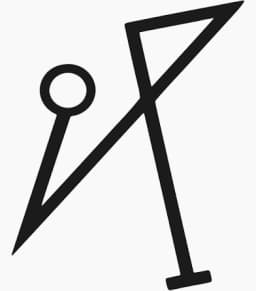 Sigil of St. Michael — a traditional Catholic protection symbol